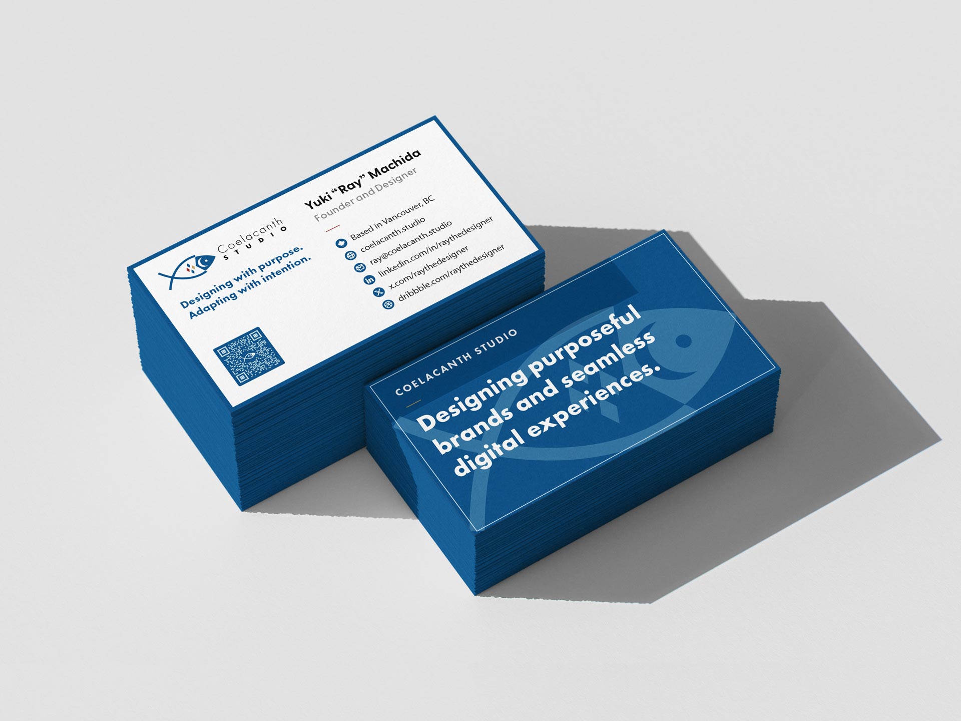 Business Card Design of the Coelacanth Studio Project