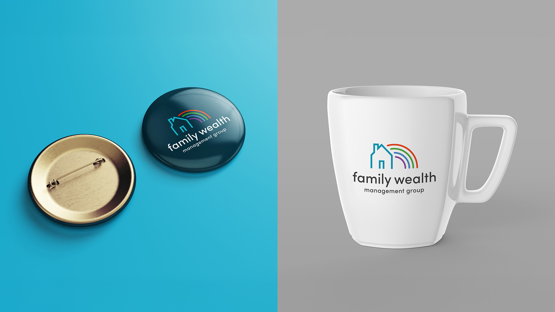Family Wealth Management Group – Pin Badges & Mug