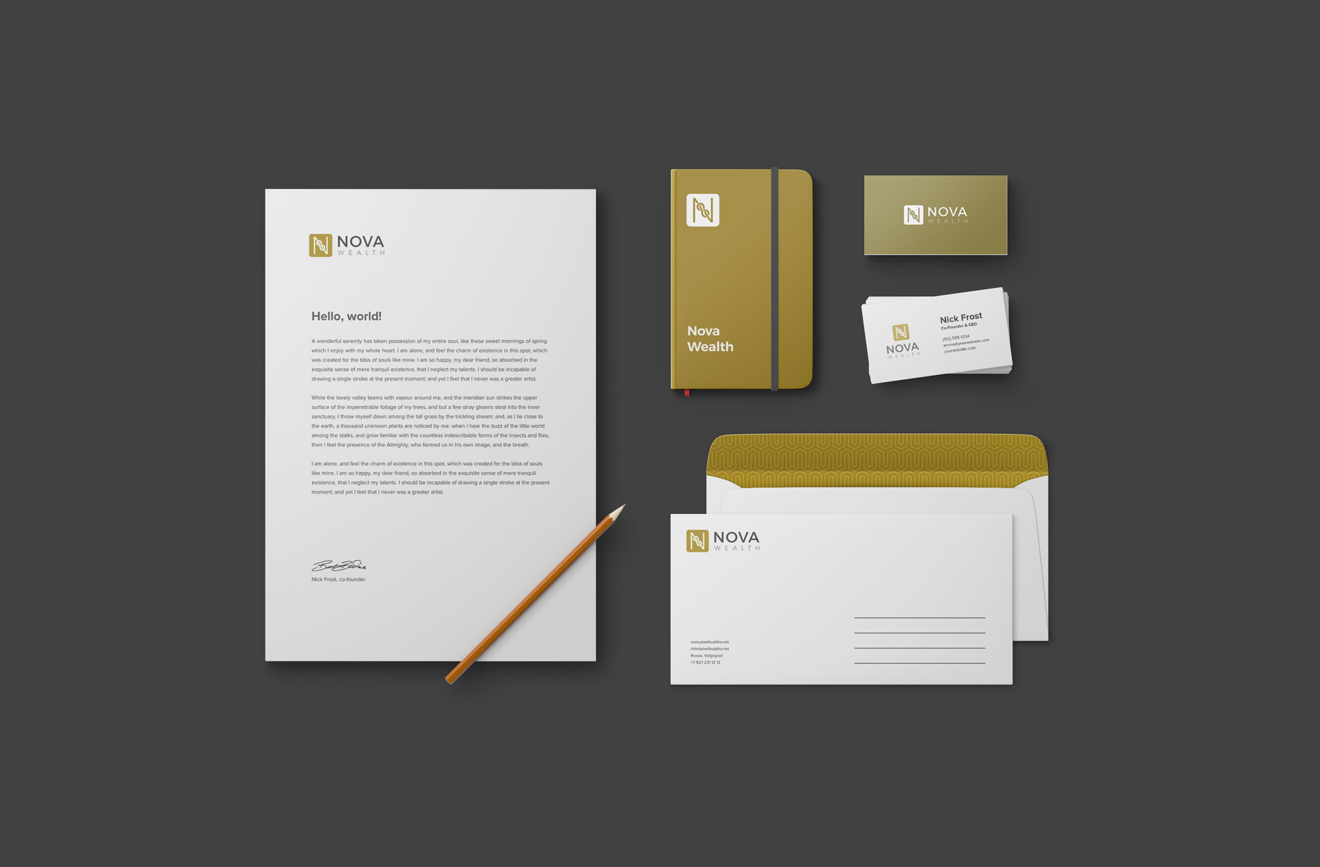 Nova Wealth – Stationary Set