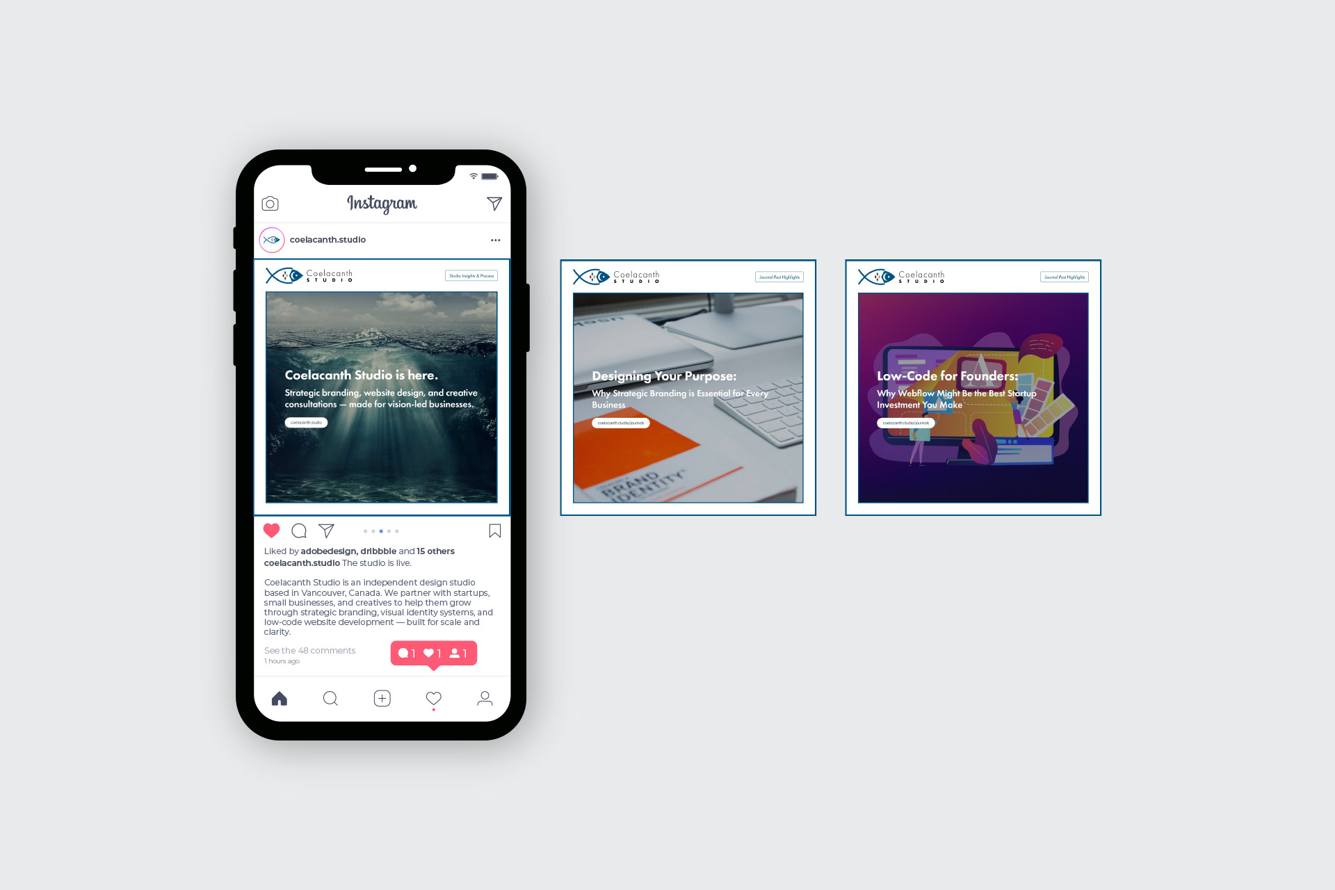 Social Media Marketing of the Coelacanth Studio Project